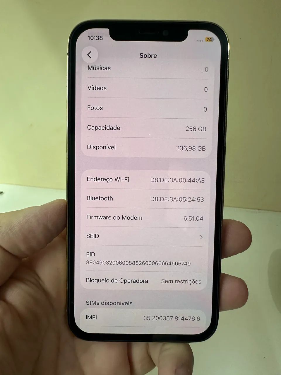 iPhone 12 Pro 256gb Gold dourado  - Foto 2