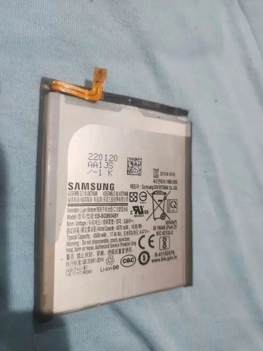 Bateria do s21fe original retirada
