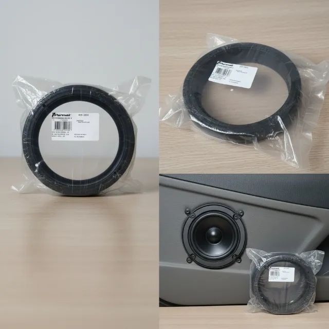 Par aros espaçadores para alto-falantes 6 polegadas universal - Foto 2
