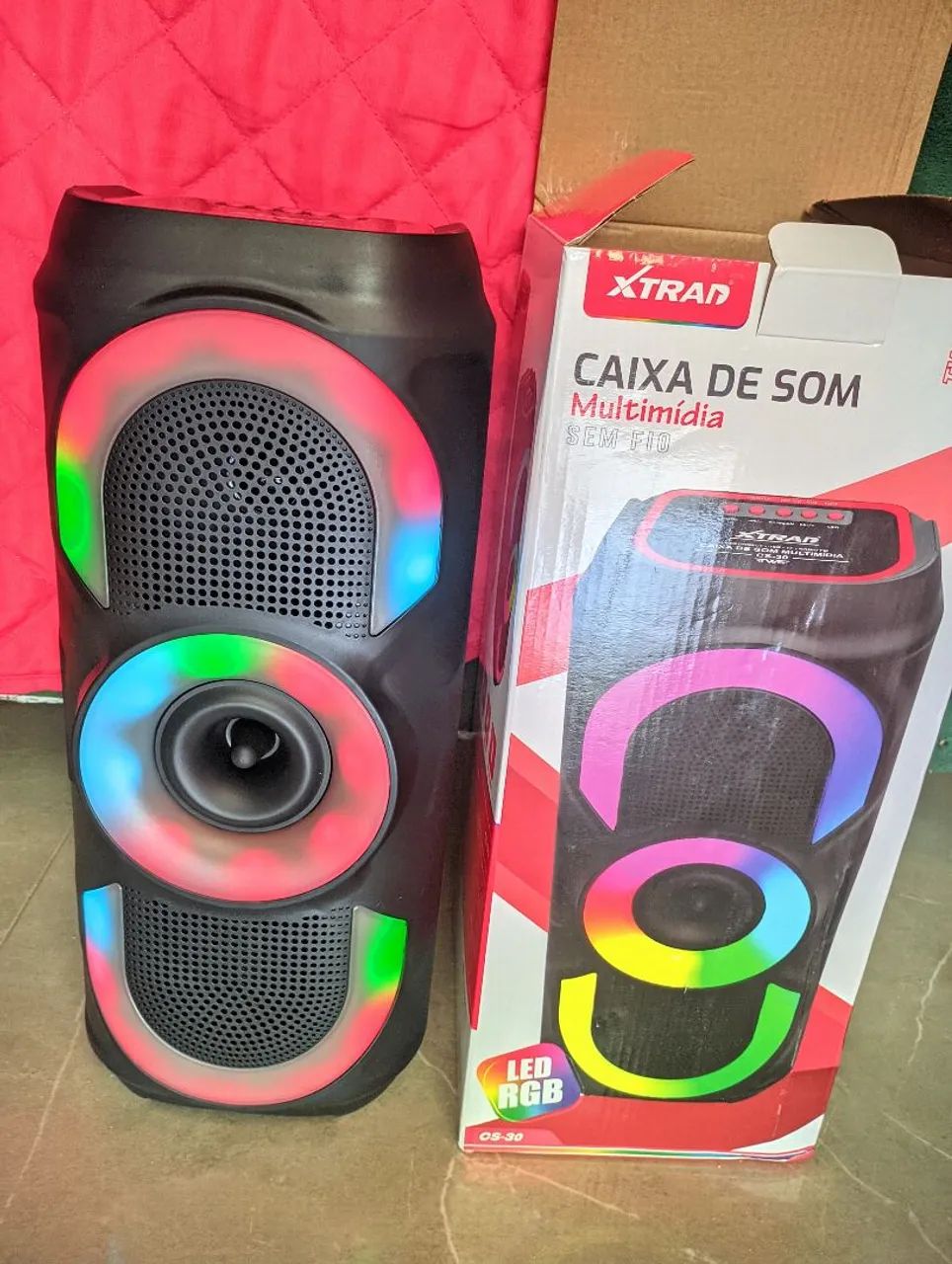 Caixa De Som RGB Xtrad