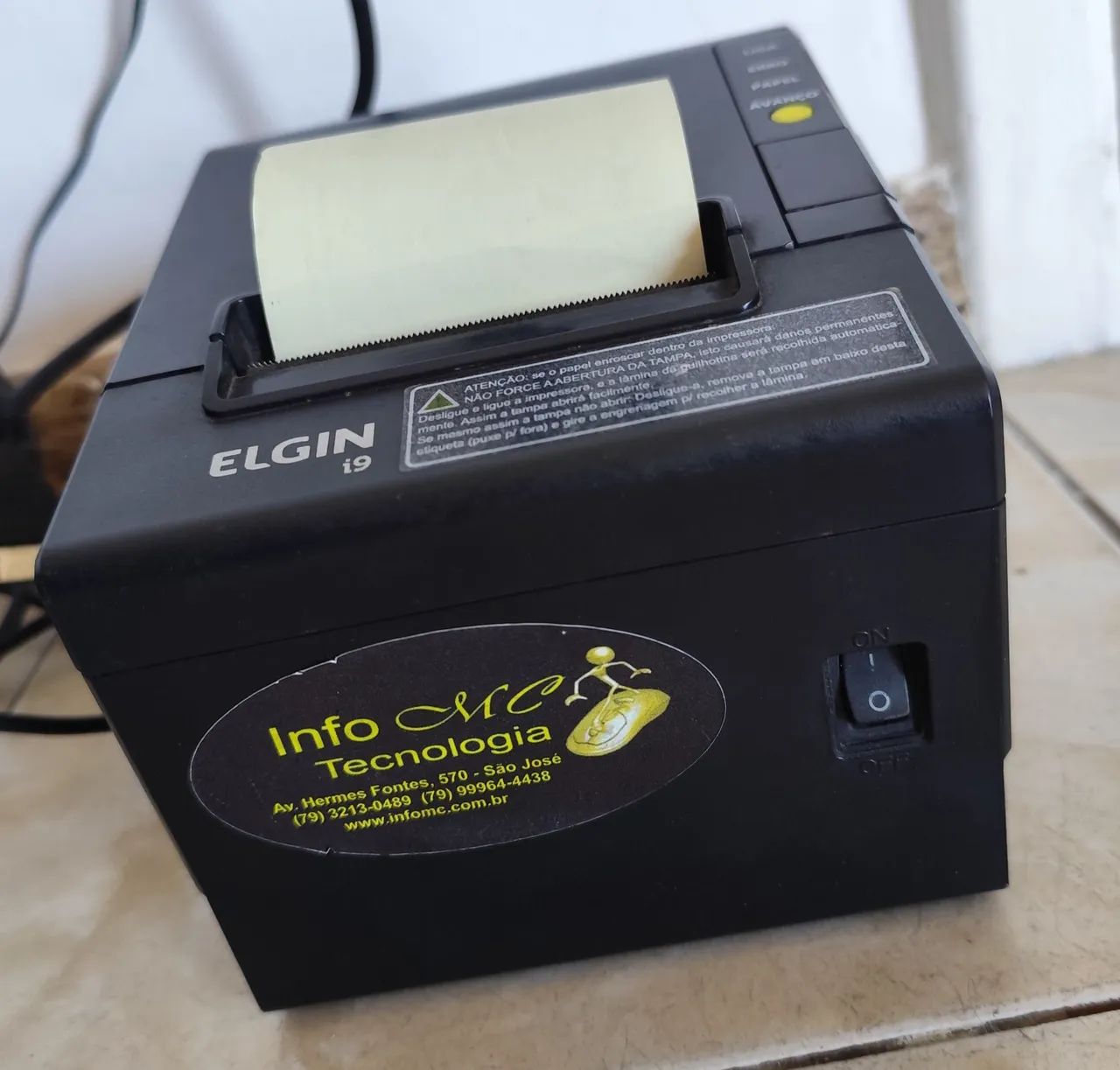 Impressora De Cupom Elgin I9 - Ethernet (rede) / Usb Nfce