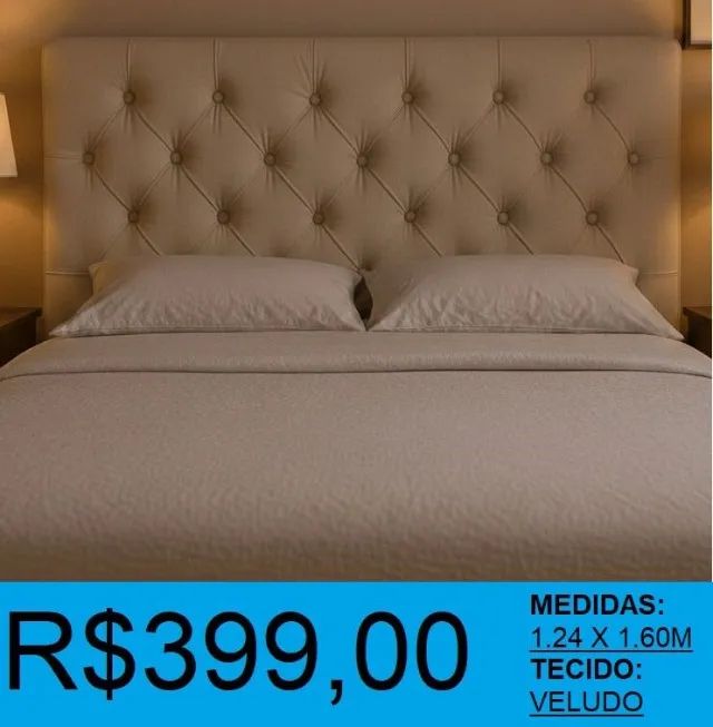 Cabeceira de alta qualidade - Compre hoje e receba em até 2 dias úteis  - Foto 2