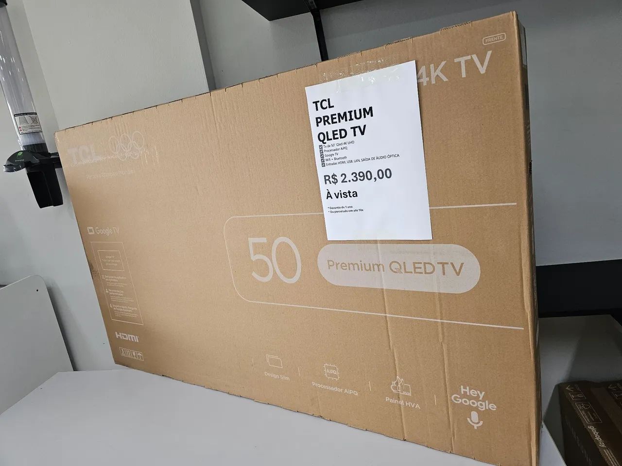 SmartTv Android TCL Qled 50" LACRADA - Foto 2