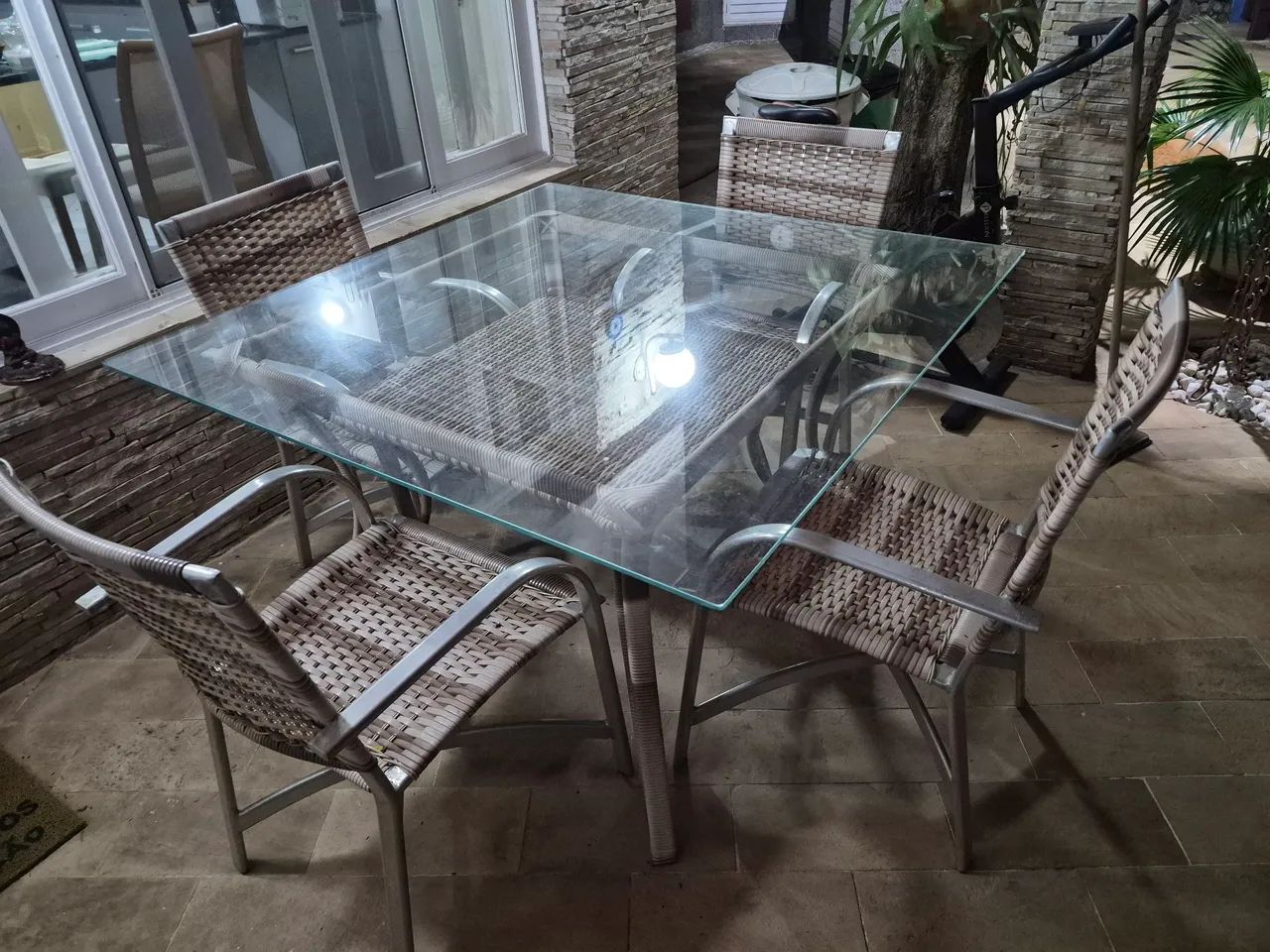 Mesa area externa com 4 cadeiras - Foto 4