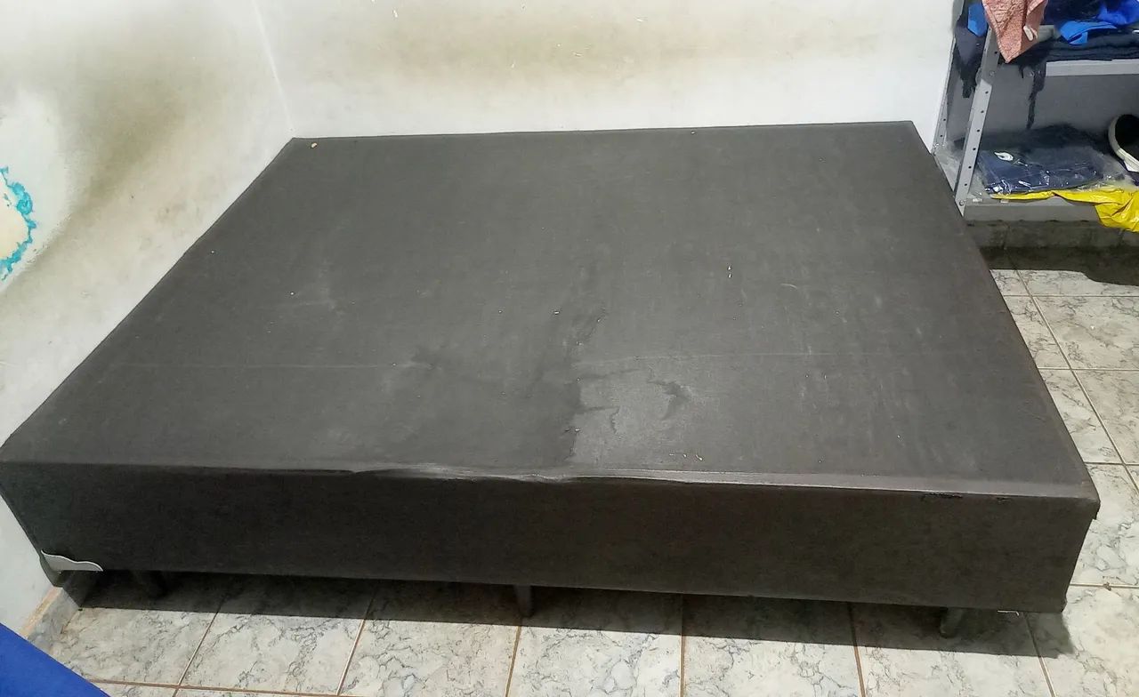 Cama de Casal Completa com Colchão - Ótimo Estado - Foto 4