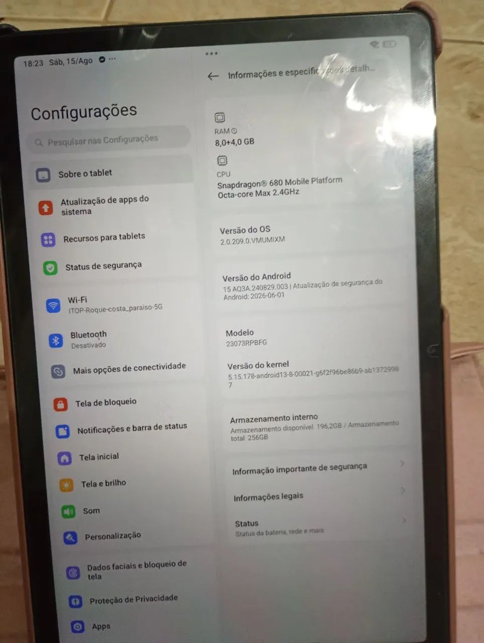 Tablet xiaomi pad se 8gb de ram e 256 de memória  - Foto 2