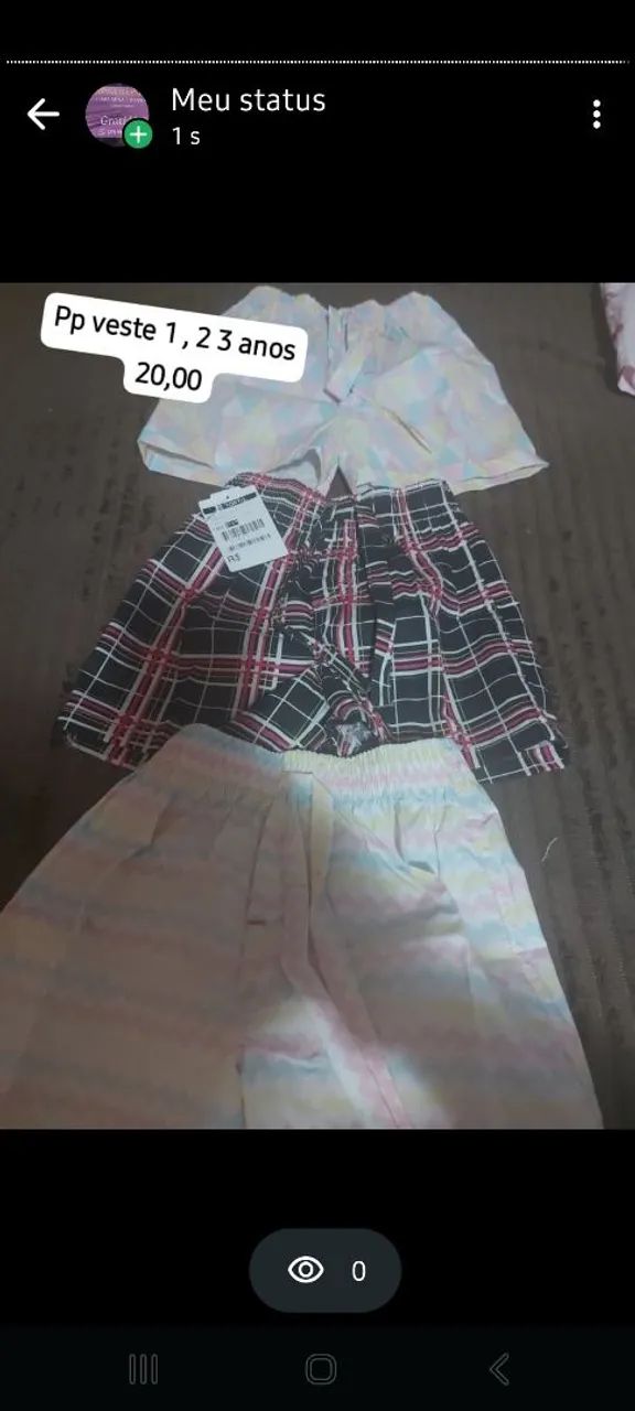 Short infantil  p ou gg  - Foto 4