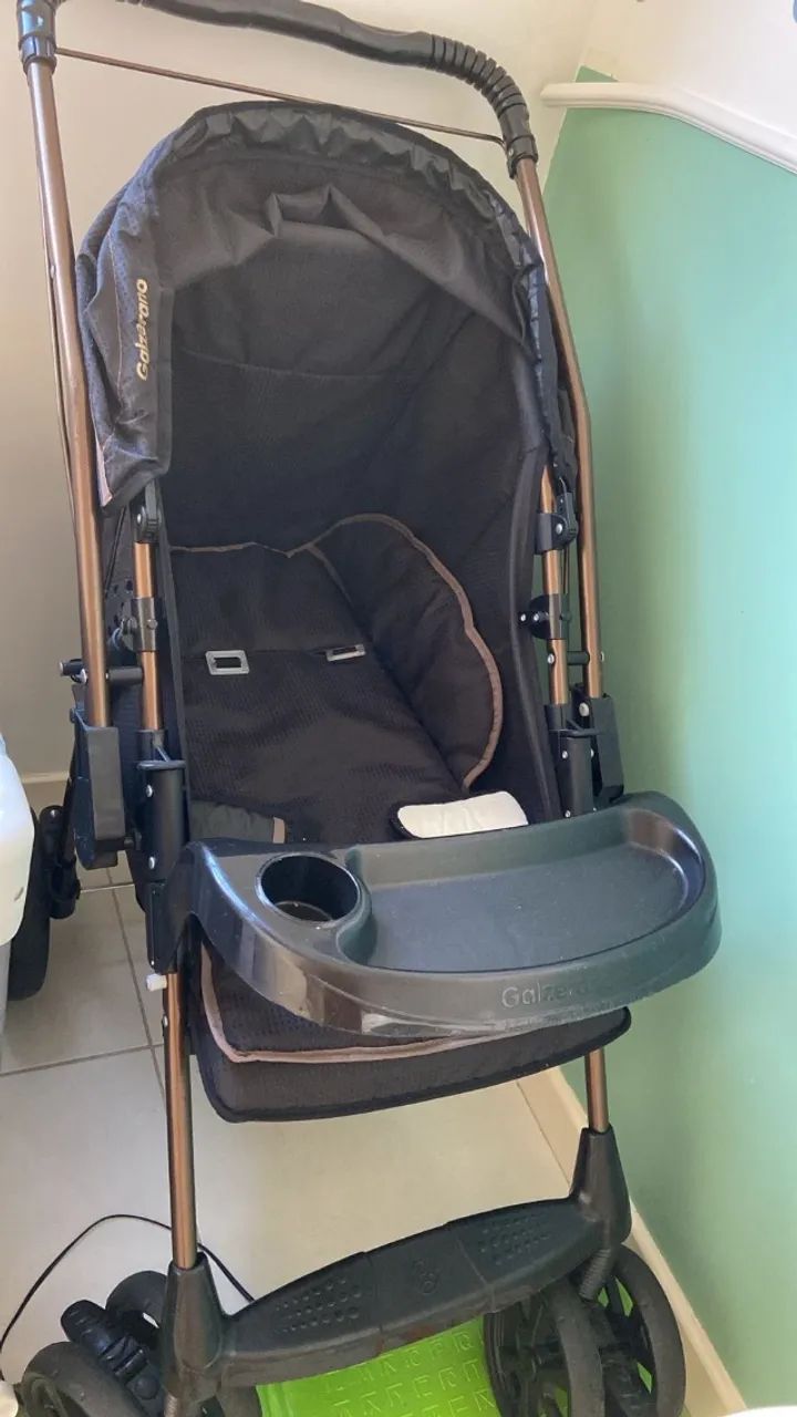 Carrinho de bebê, e bebê conforto Galzerano - Foto 2