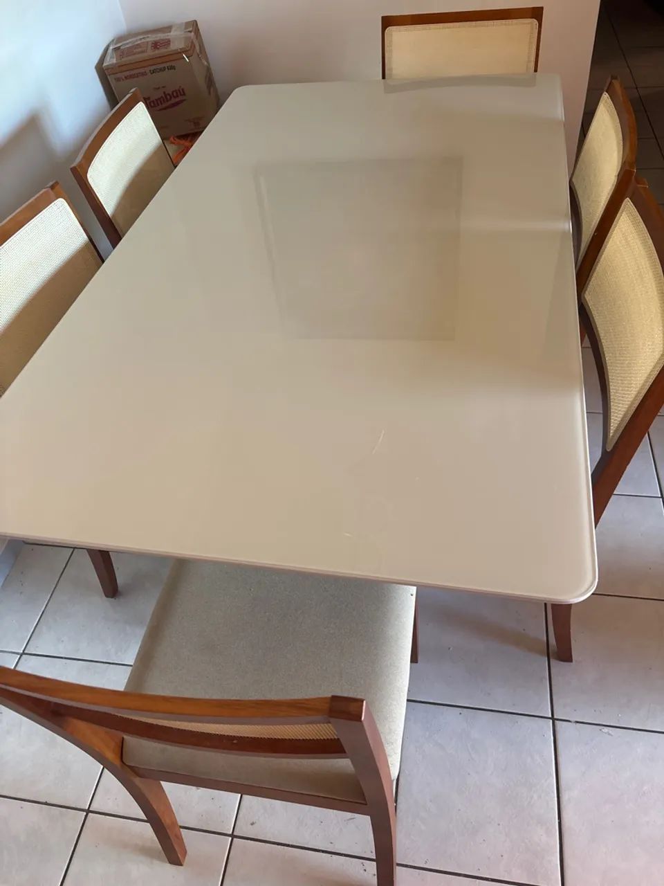 MESA 6 LUGARES COM 6 CADEIRAS - Foto 4