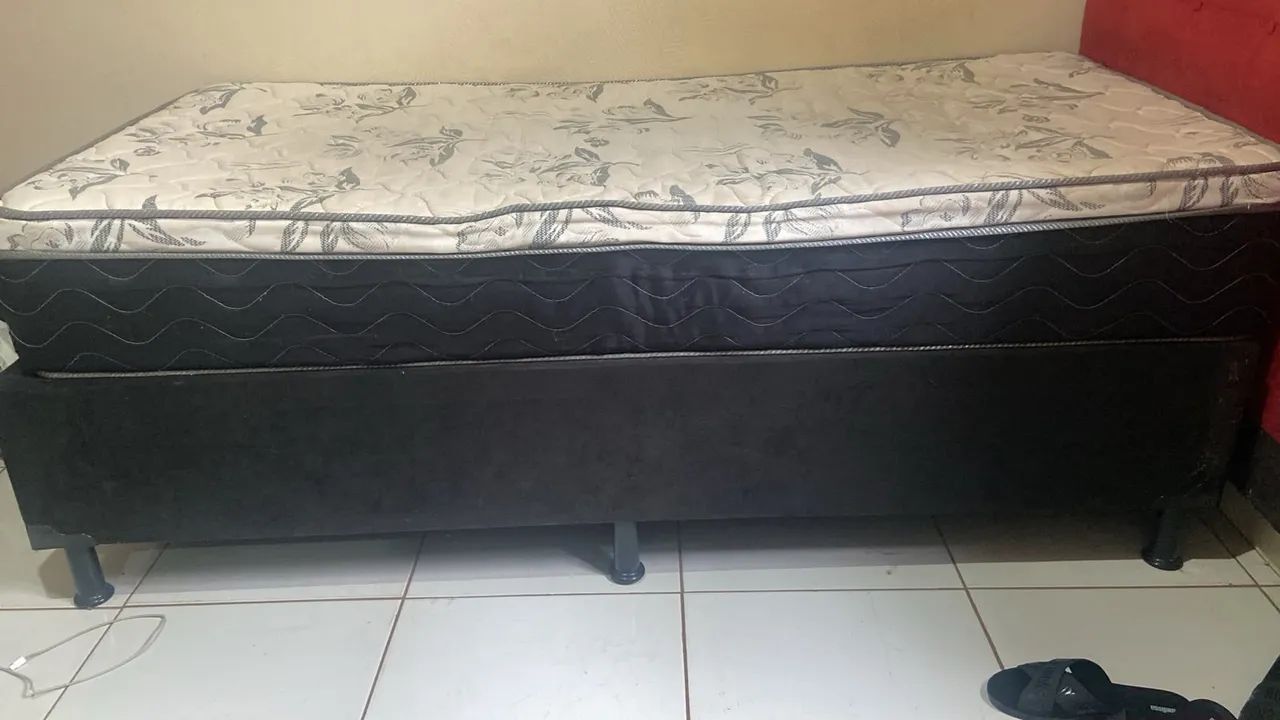 Cama de solteiro Box - Excelente estado  - Foto 4