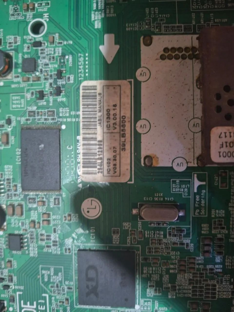 tv smart LG 39lb5600  Placa Lógica+fonte.  Carcaça de brinde - Foto 6