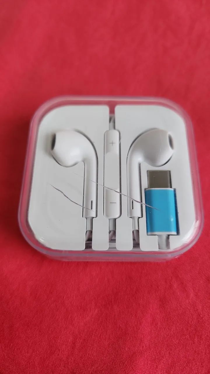 Fone De Ouvido com fio / entrada Tipo C Com Microfone - Foto 3
