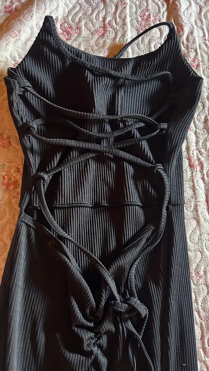 Vestido preto longo - Foto 2