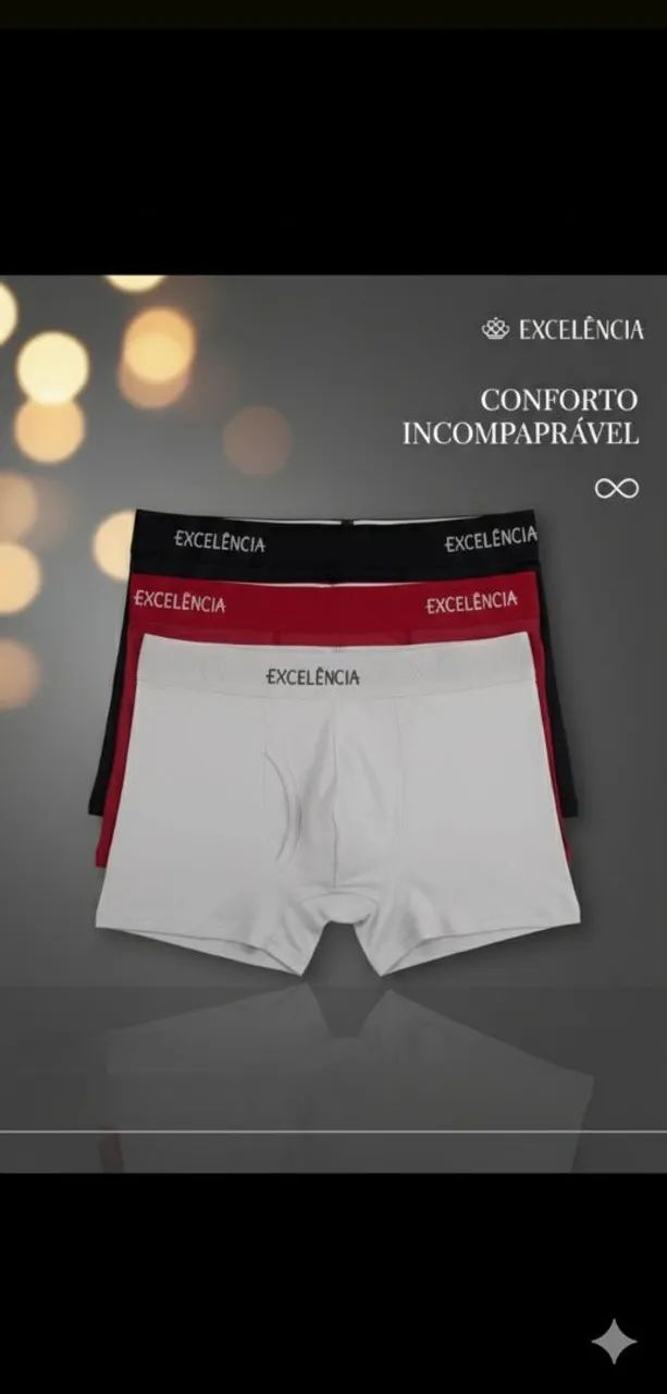Kit cueca de microfibra