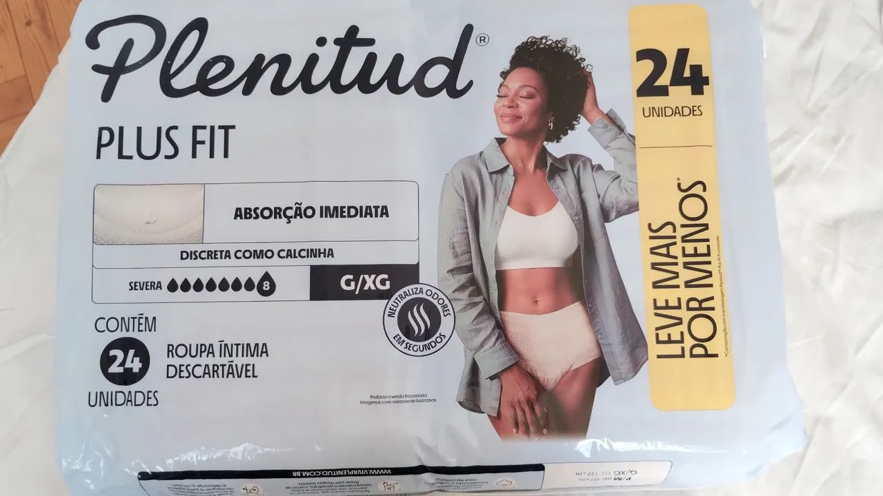 Fralda geriátrica plenitude 