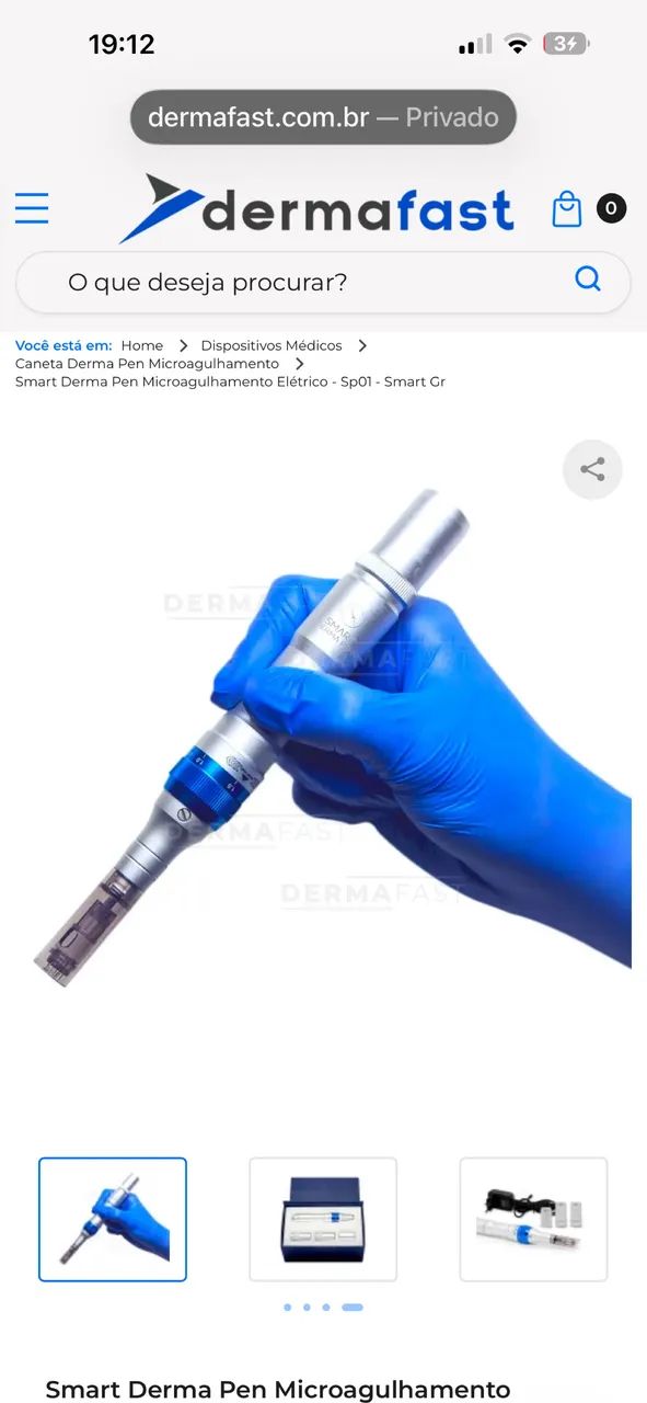 Caneta microagulhamento derma pen smart gr nova !   - Foto 2