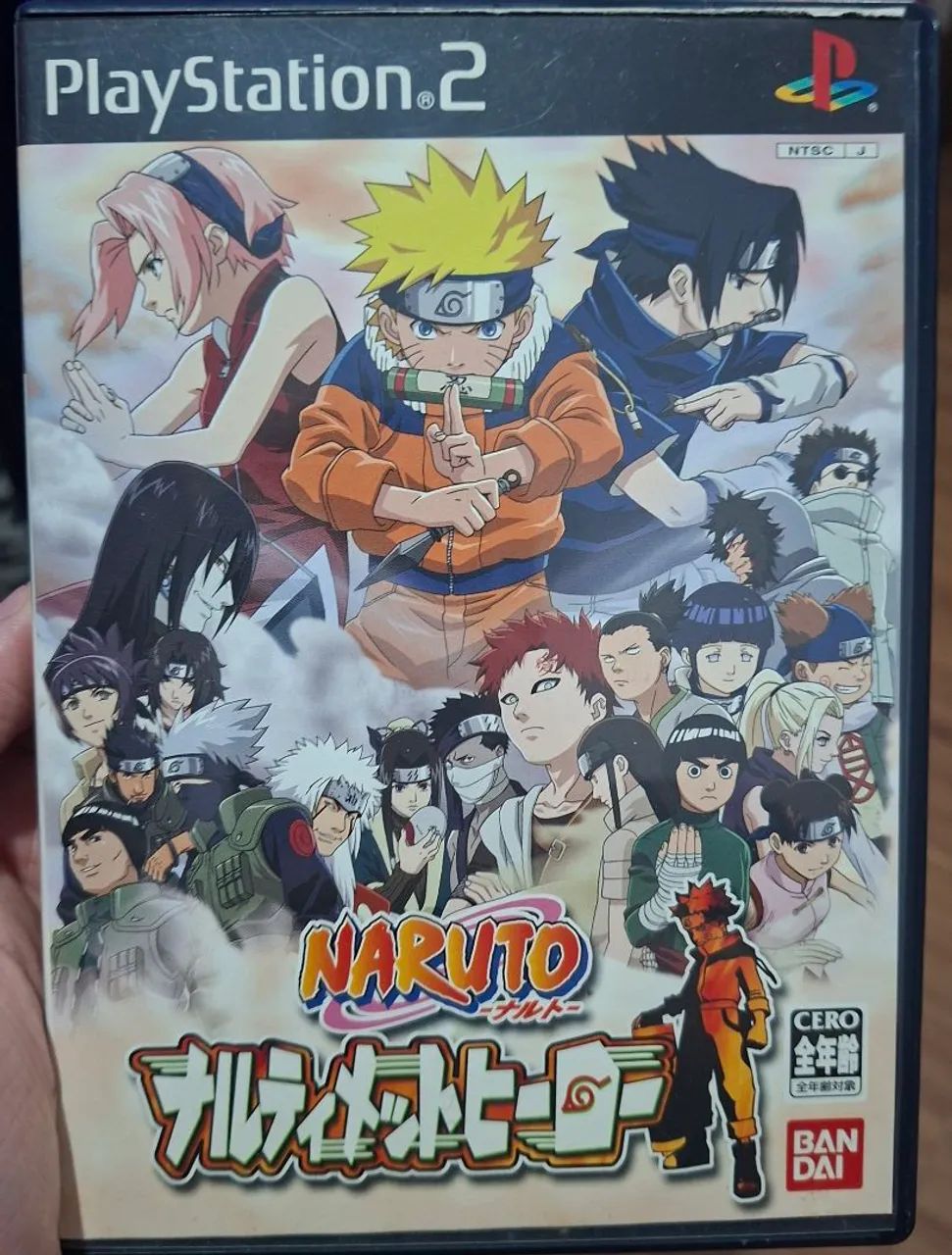 Naruto: Narutimate Hero ps2 (Japones) com manual