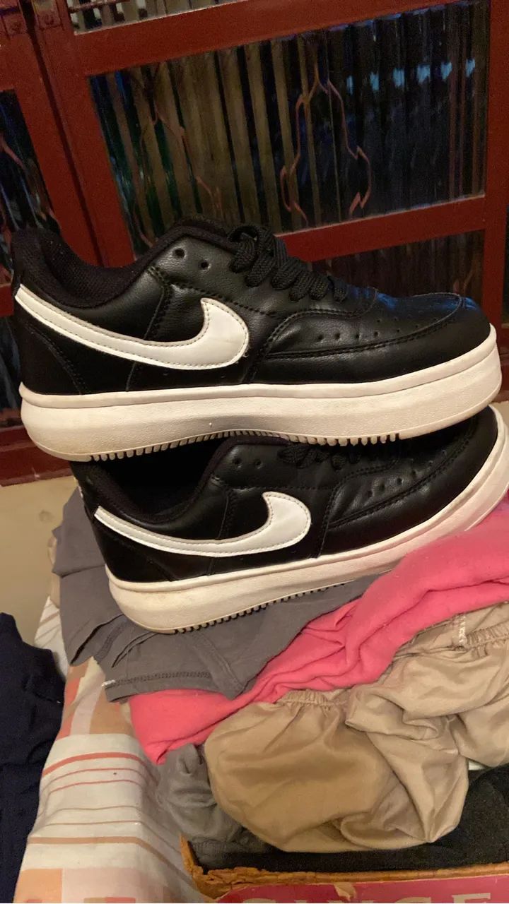 Tênis curt vison preto com branco ofereça sua oferta !! - Foto 3