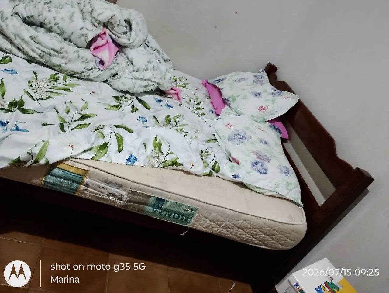 Cama de casal com colchão  - Foto 2