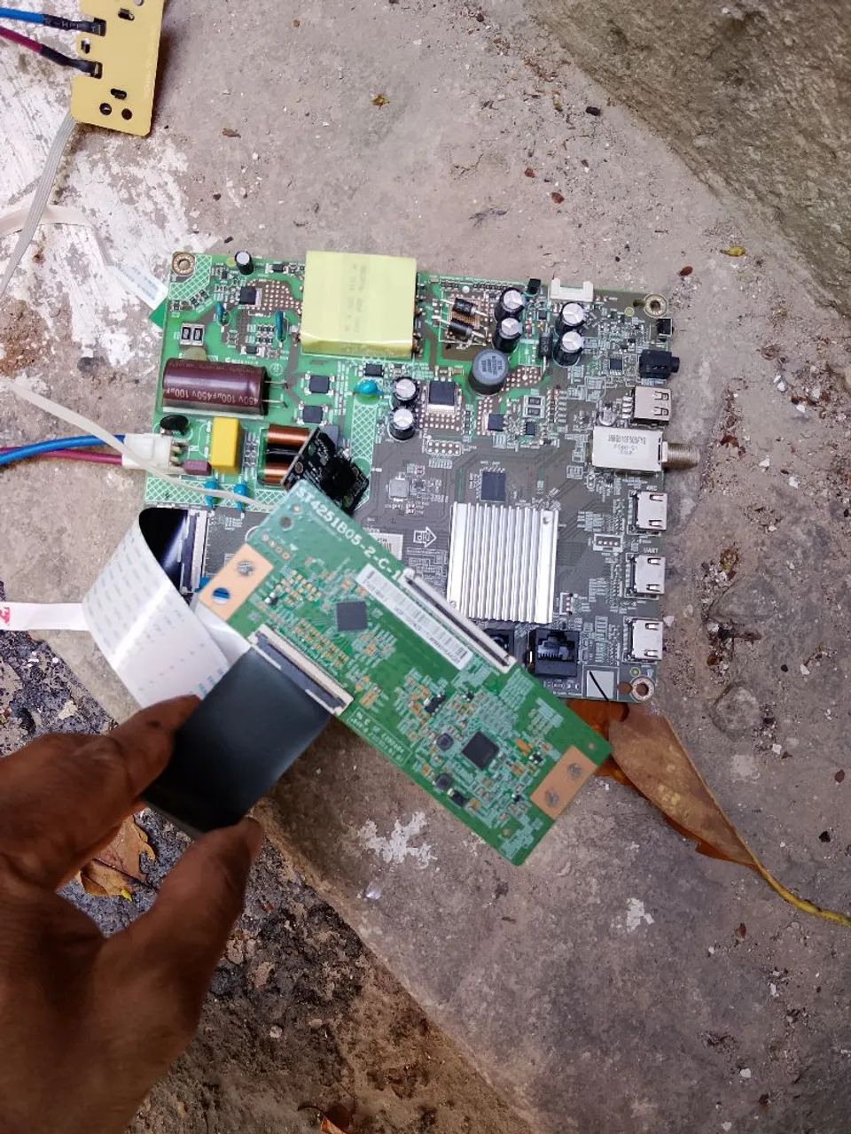 Conjunto de placas da tv AOC 43 polegadas  - Foto 4