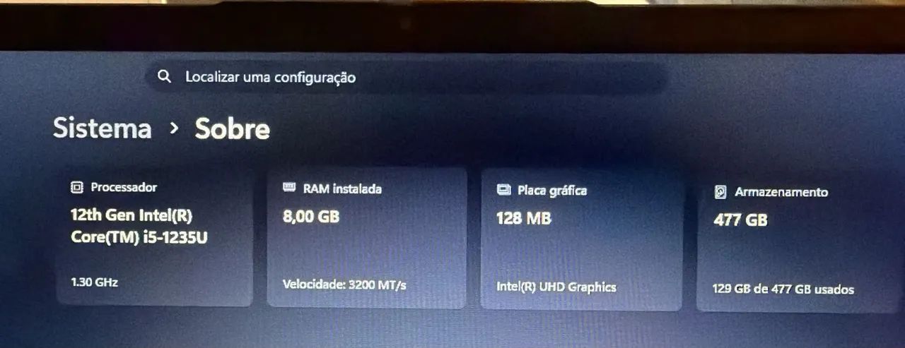 Notebook Lenovo IdeaPad 1i - Core i5 12ª geração, 8 GB RAM, SSD 512 GB - Foto 4