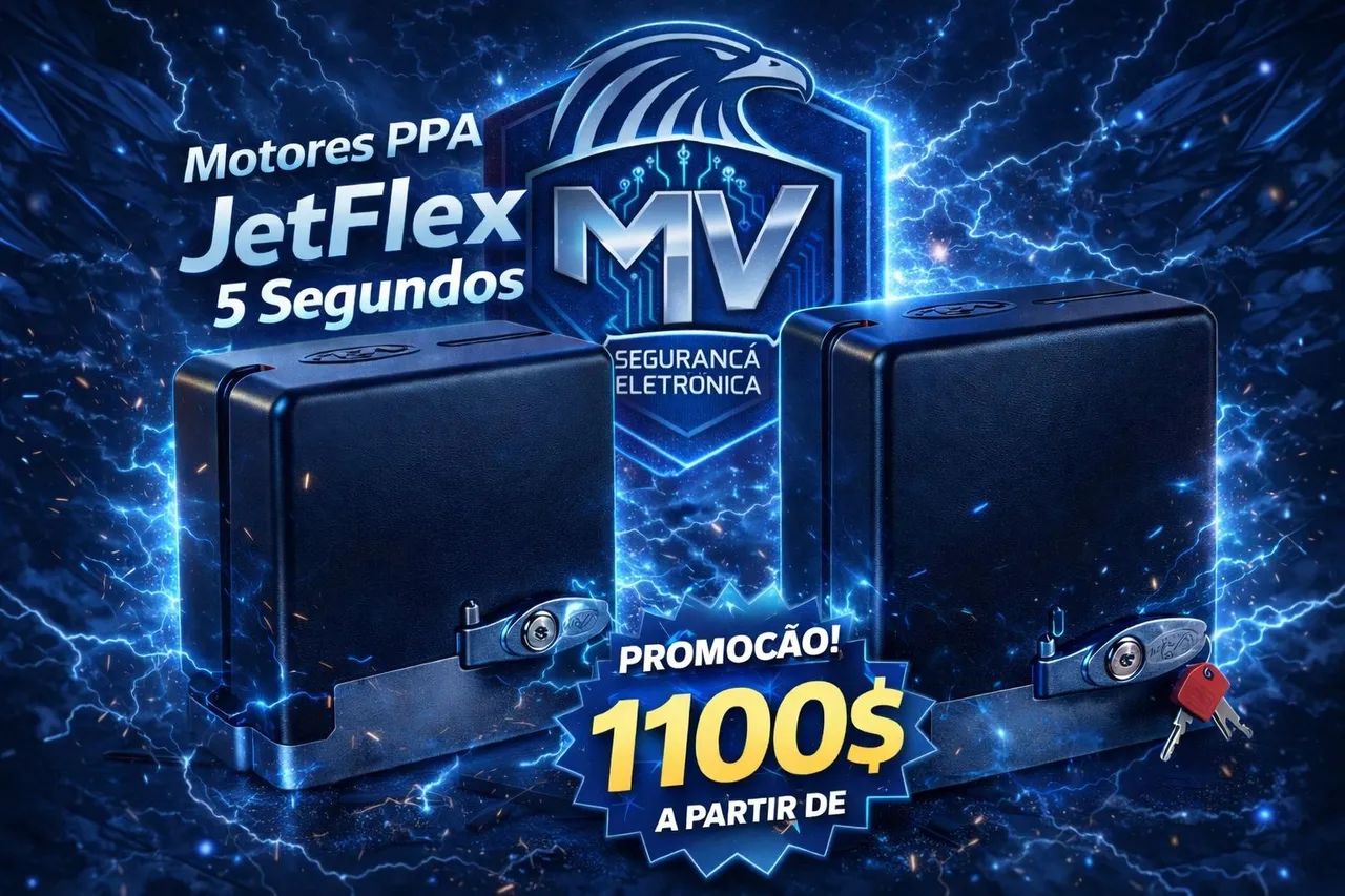 Portão eletrônico ppa jetflex 5 segundos 