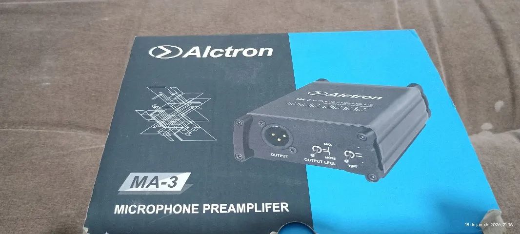 Pré amplificador para Microfones, Alctron MA-3 - Foto 4