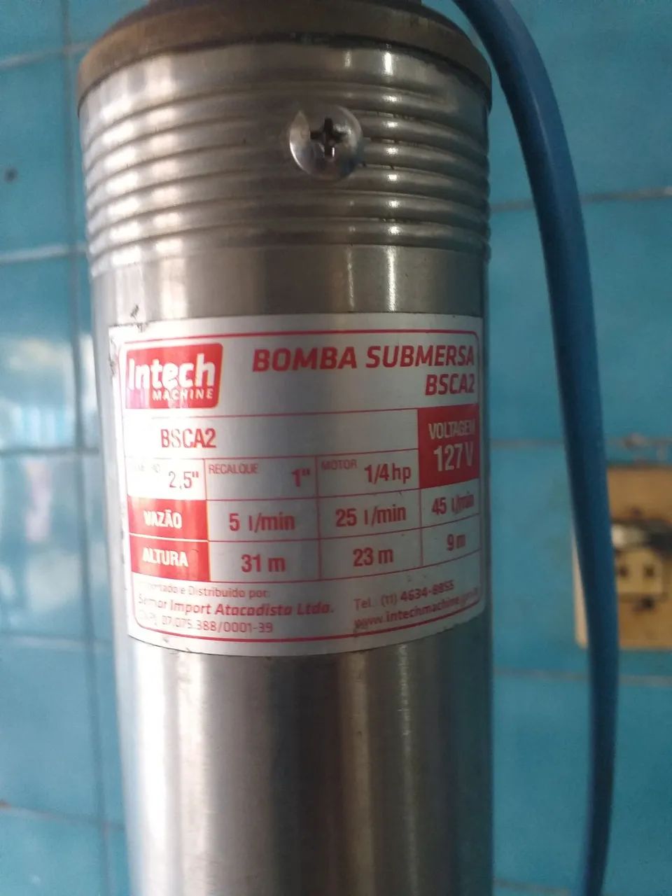 Bomba palito para poço artesiano  - Foto 4