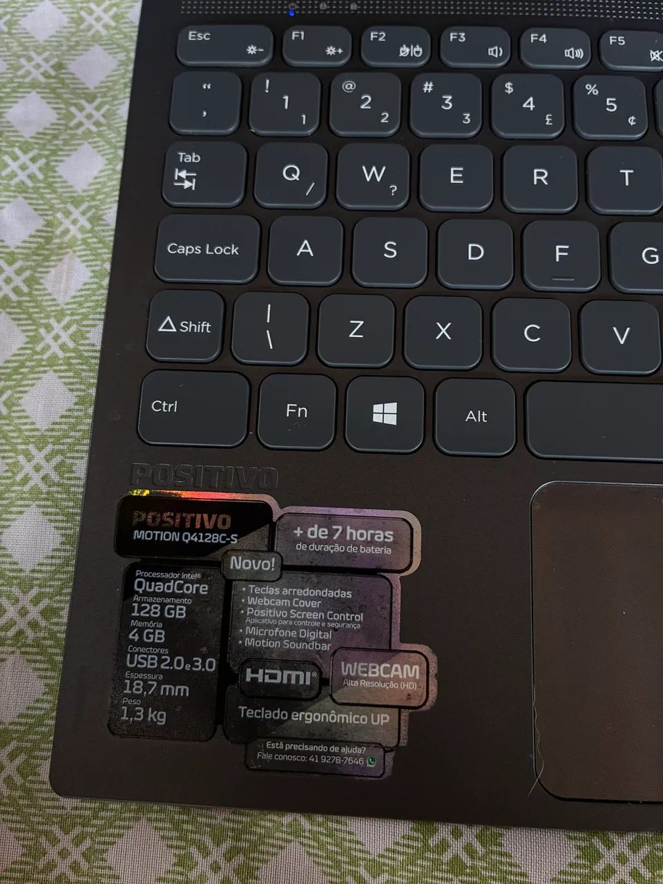 Notebook Positivo Motion Q4128C-S 128GB + Mouse Logitech  - Foto 2