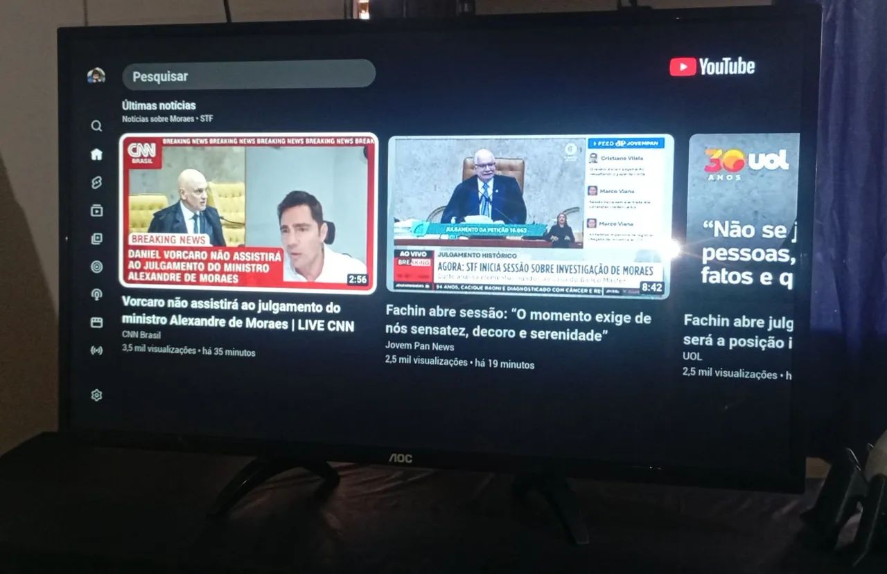 Tv smart 32 polegadas funcionando normalmente 