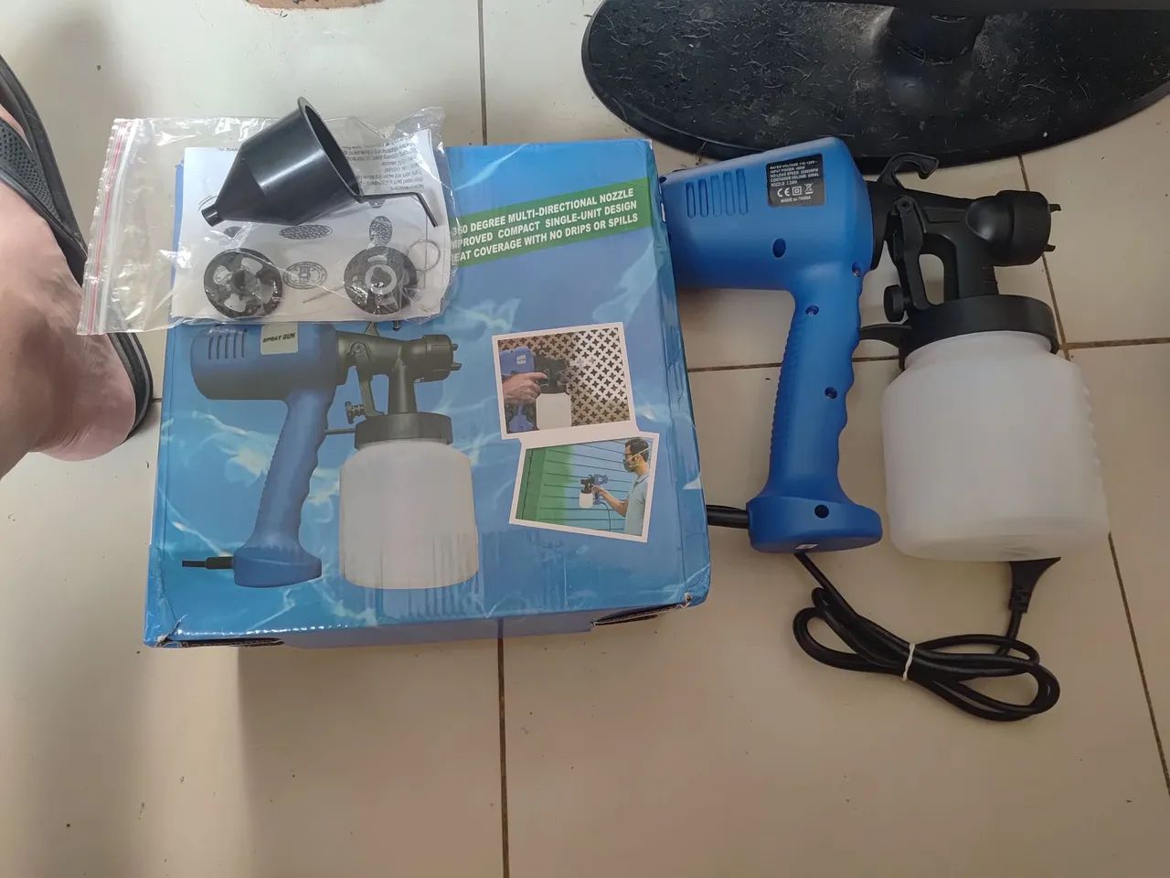 Pistola elétrica para pintura - Foto 2