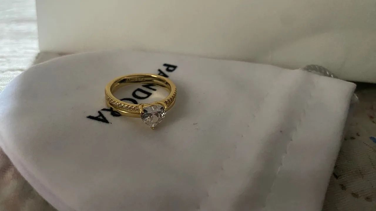 ANEL DA PANDORA OURO 