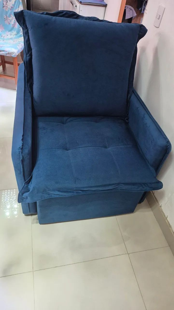 Vendo dois sofás 90x150, 1000,00 reais cada  - Foto 3