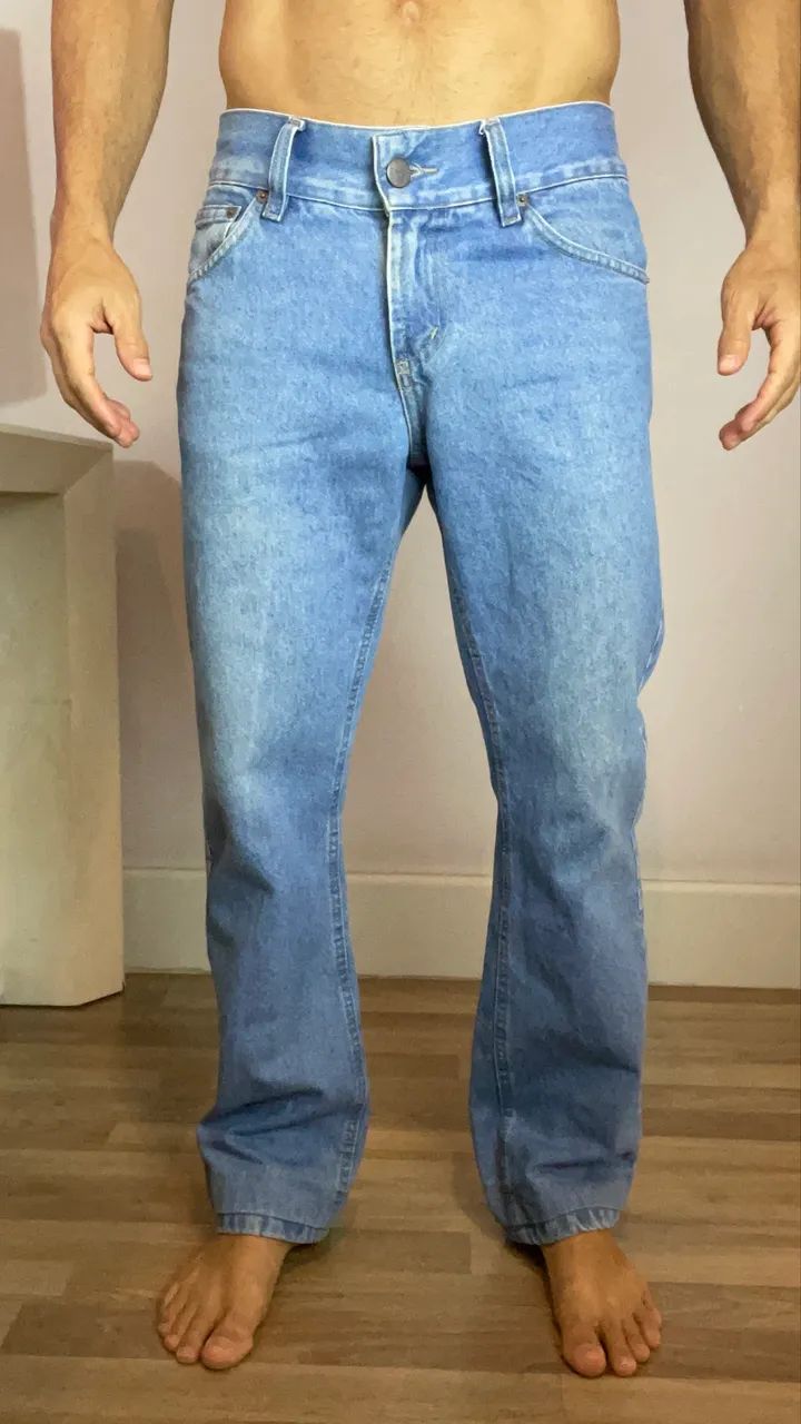 Calça Jeans Luidgi Specciale CLARO Lavagem Média - Foto 4