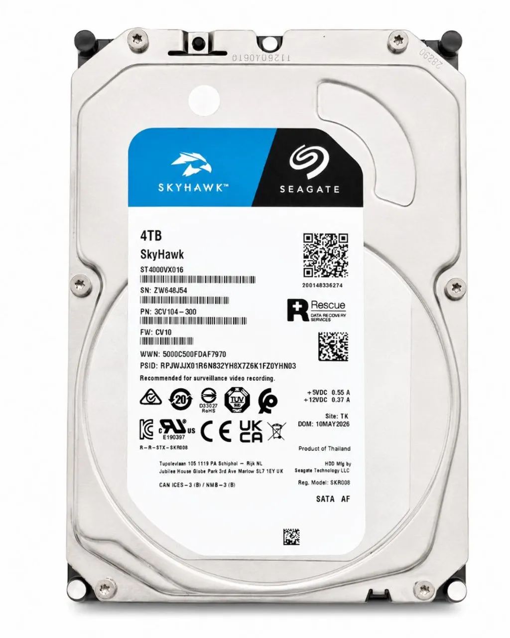 1 HD Seagate SkyHawk 4TB ST4000VX016 - Foto 4