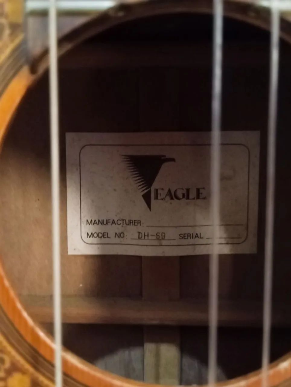 Violão Clássico De Nylon Eagle Modelo DH-69T Eletroacústico - Usado - Foto 3