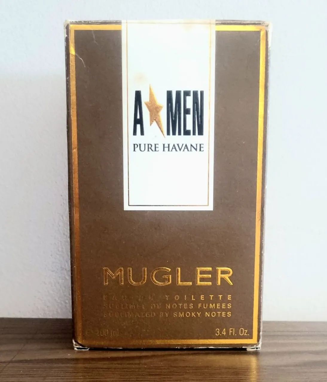 A Men Pure Havane de Mugler 100Ml " OBS Produto Raríssimo Peça de Colecionador     