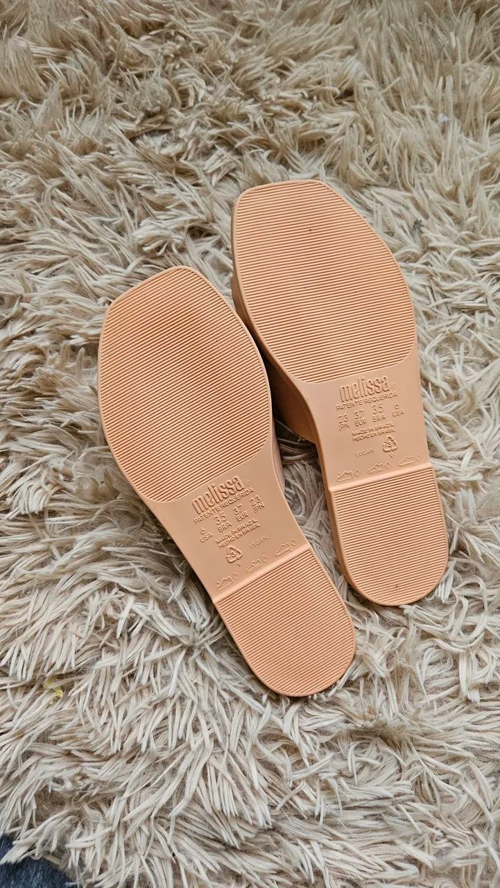 CDL Teddy Sandals Sサイズ ØMI Melissa Lock Sandal 35821 BEGE | Clovis Calçados