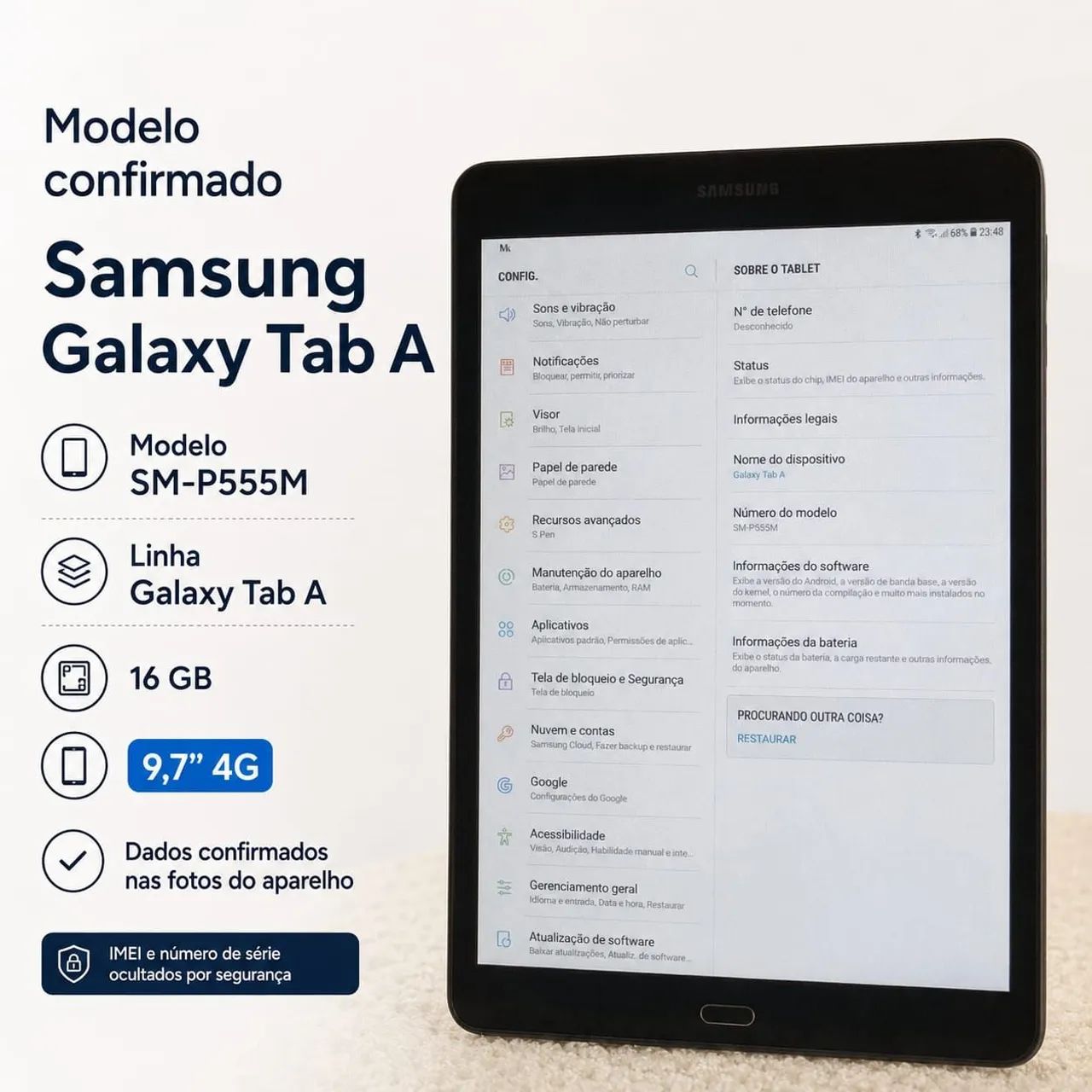 Samsung Galaxy Tab A 9,7? 4G - 16 GBSamsung Galaxy Tab A 9,7? 4G - 16 GB - Foto 3