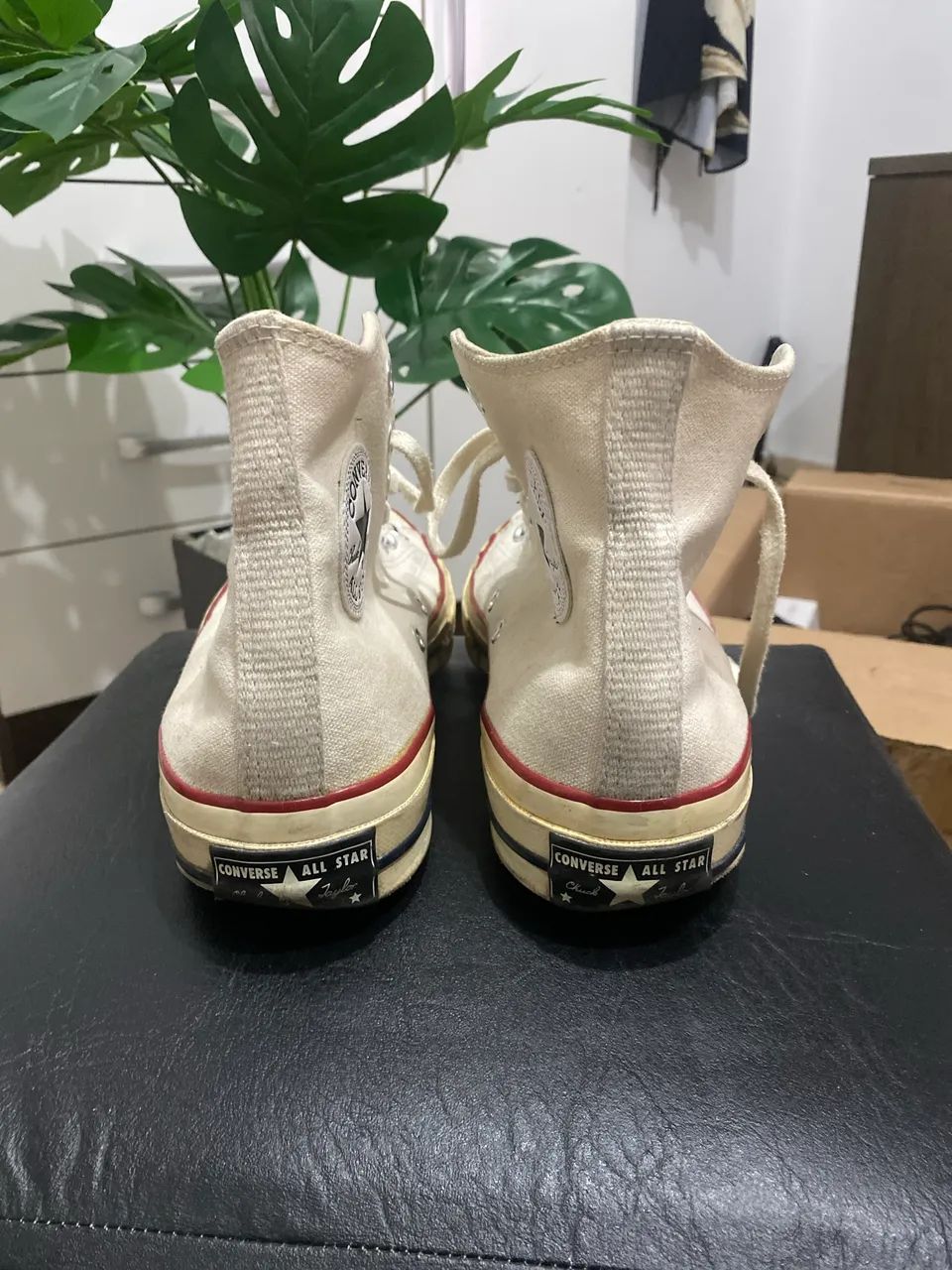 Tênis converse chuck taylor bege  - Foto 4