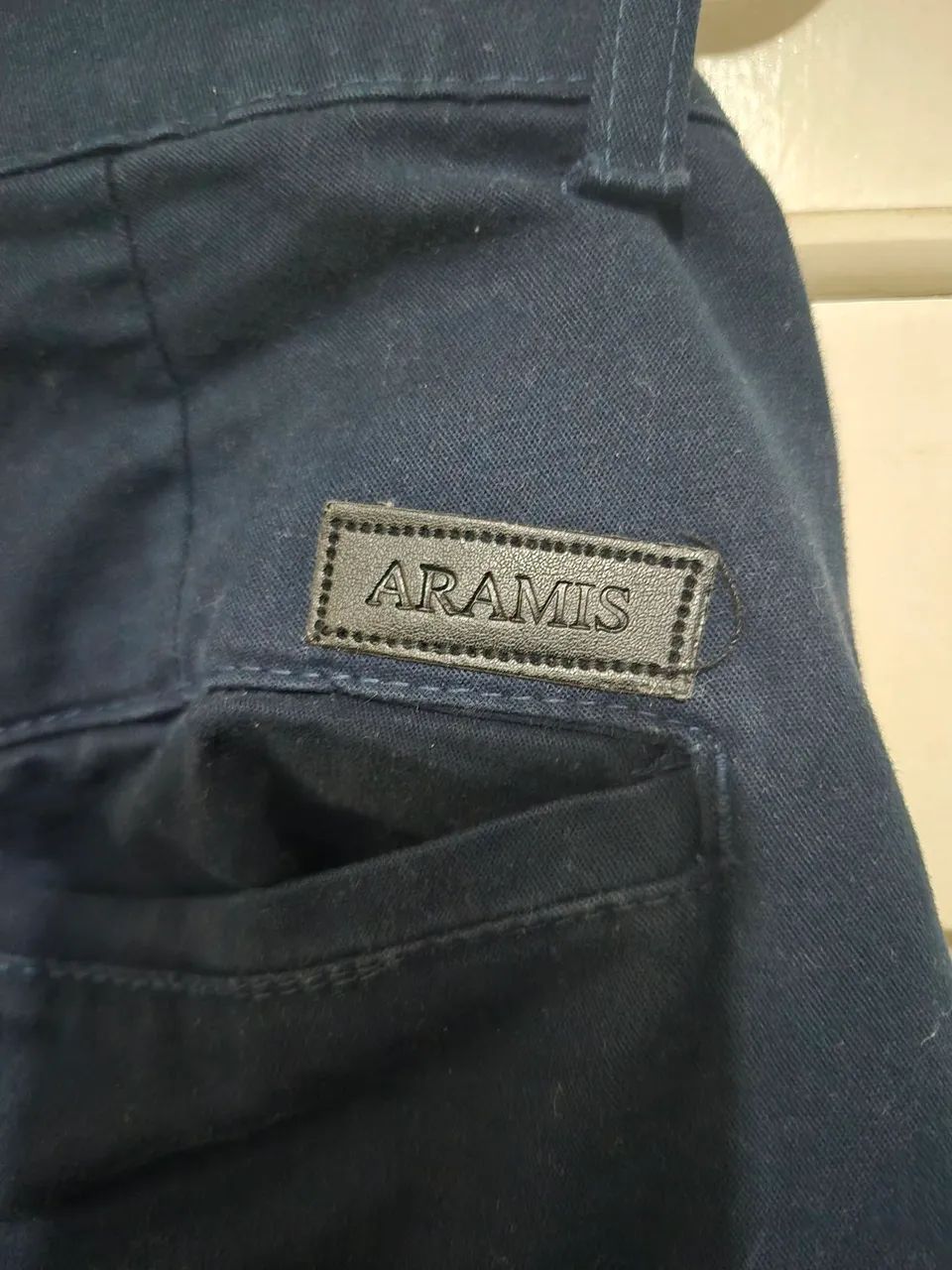 Calça de Sarja Azul ARAMIS 38 - Foto 3