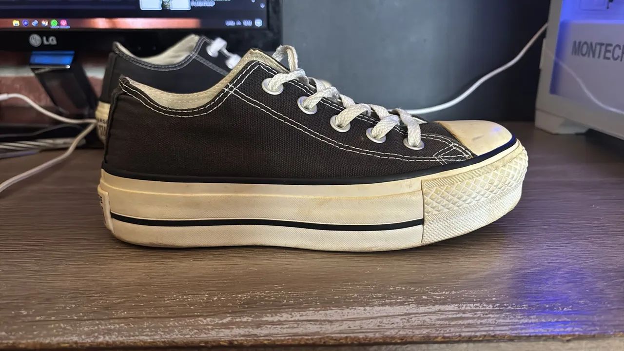 Tênis Converse All Star plataforma - Foto 3