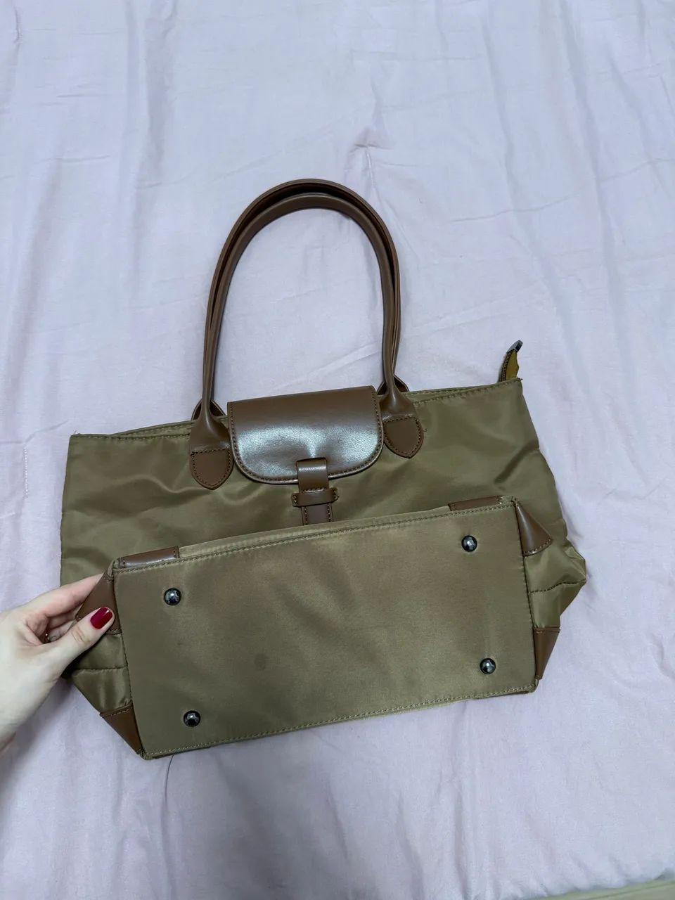 Bolsa marrom grande  - Foto 2