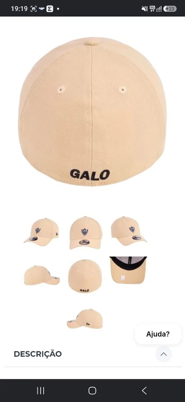 Boné galo new era fechado.  - Foto 2