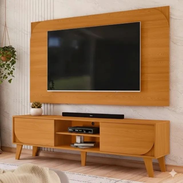 Rack com painel Elegante sampa ate 65 polegadas 