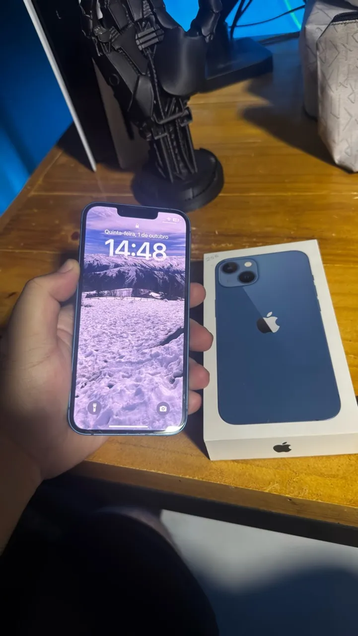 IPHONE 13 128GB 85% Todo Original - Celulares e Smartphones