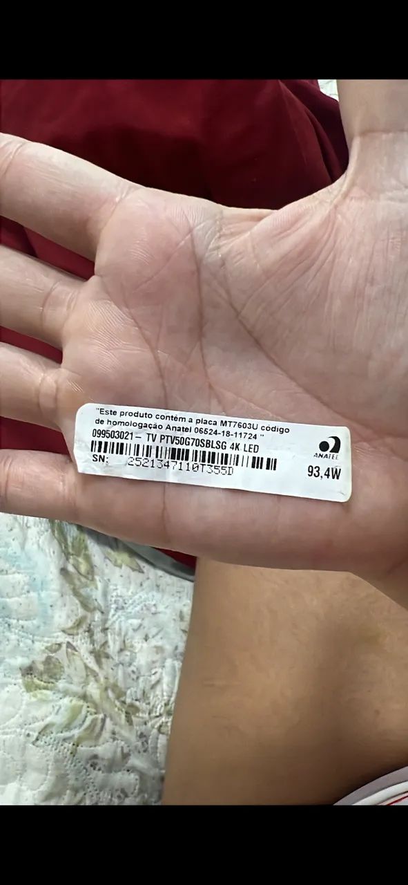 Smart tv retirada de peças 