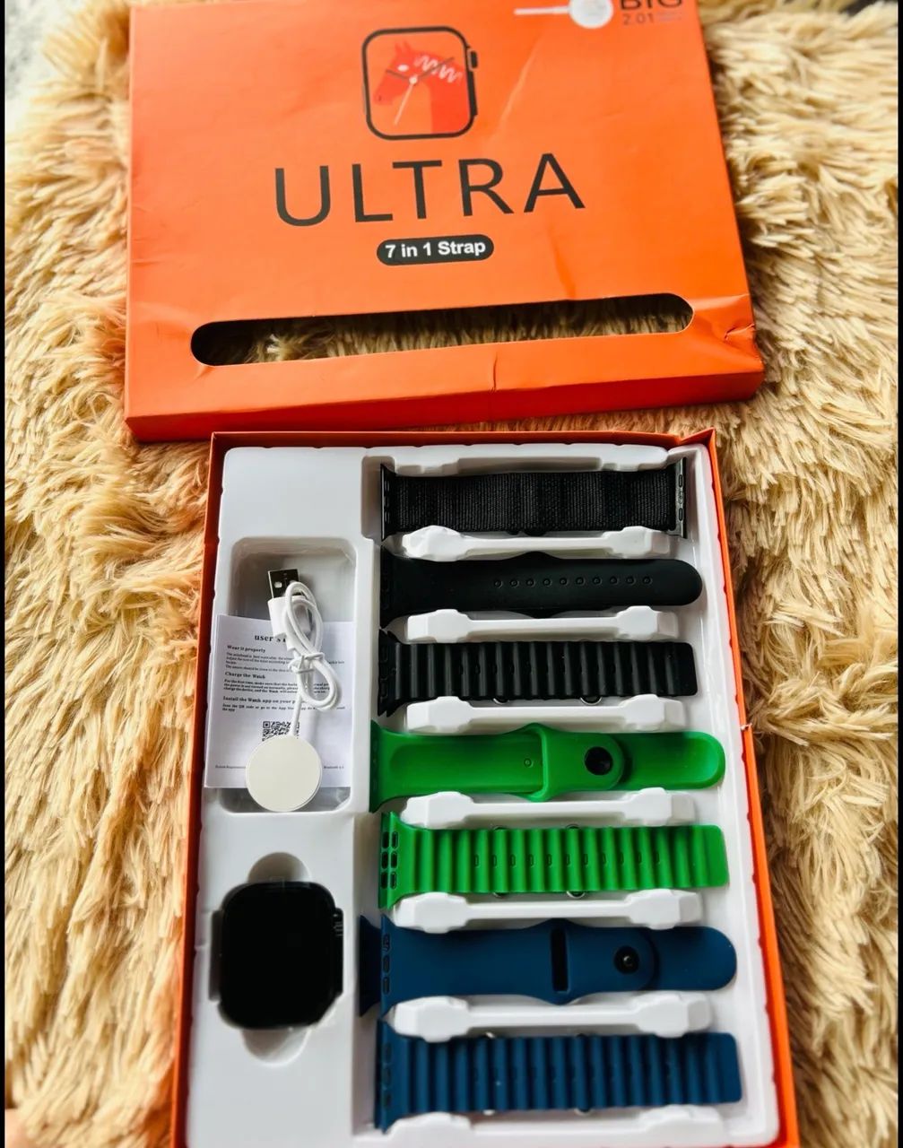 Smartwach 7 em 1 com várias pulseiras. NOVO! - Foto 3