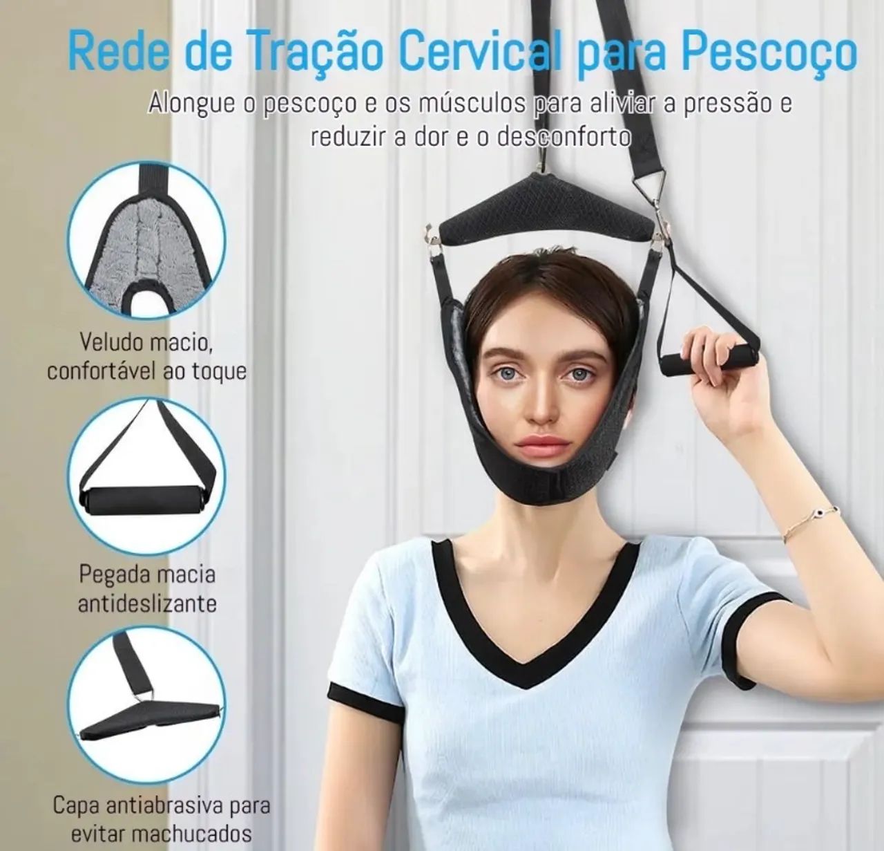 Kit detração cervical para descompressão da coluna