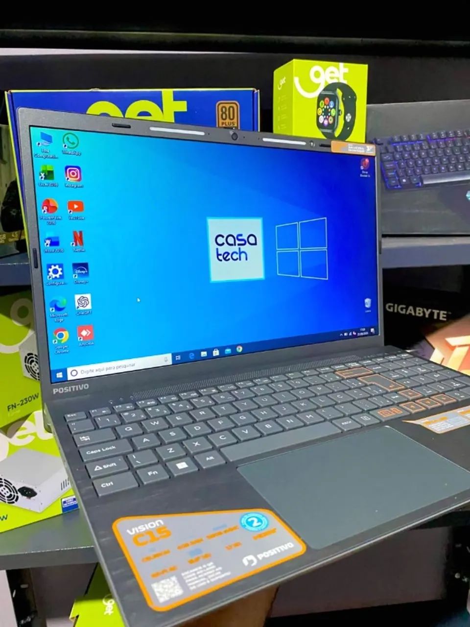Notebook Celeron 4GB SSD 128GB 15,6" Windows 11 Para Estudos e Trabalho Belém - Foto 3